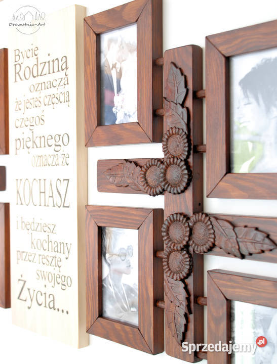 Galeria Multirama drewno Ramka na zdjęcia 10x15 łódzkie