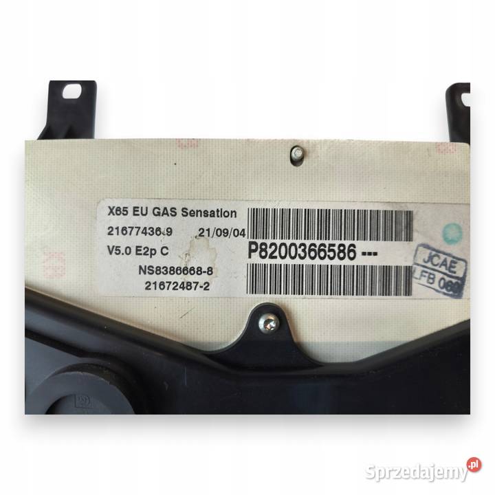 LICZNIK ZEGARY P8200366586 Renault Clio II LIFT lubelskie Chełm