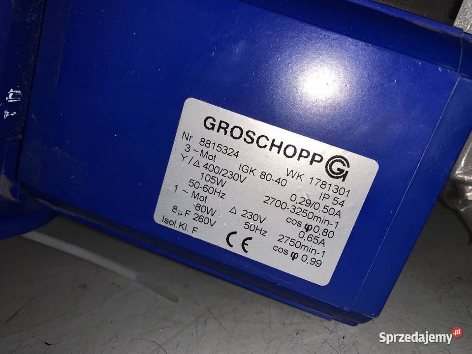 Groschopp 8815324 80W VE 31KR31 Gearmotor mazowieckie