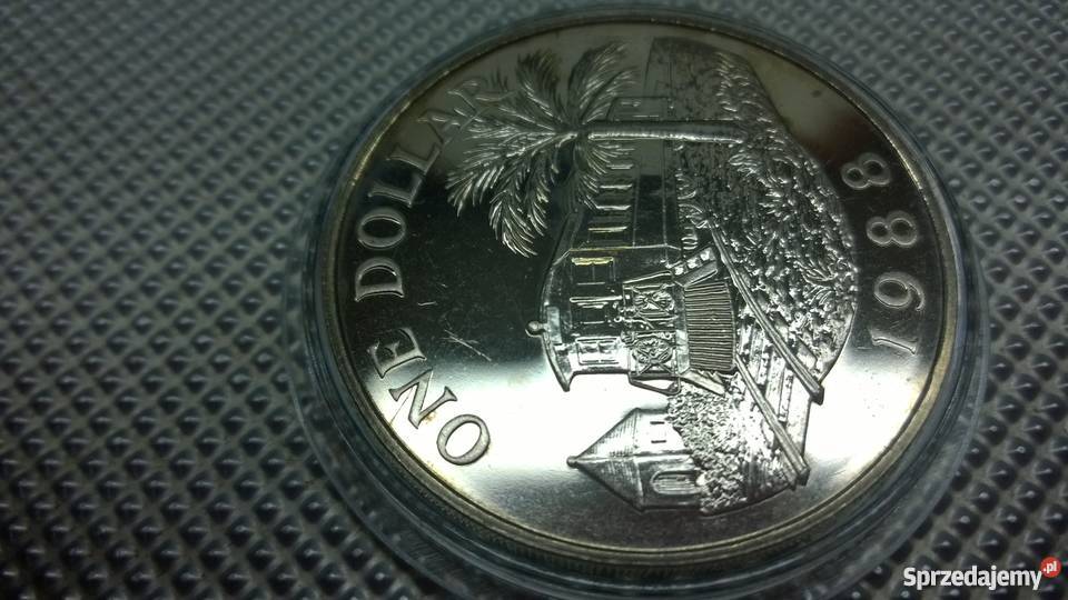 MONETA Bermudy 1 dolar 1988 sprzedam