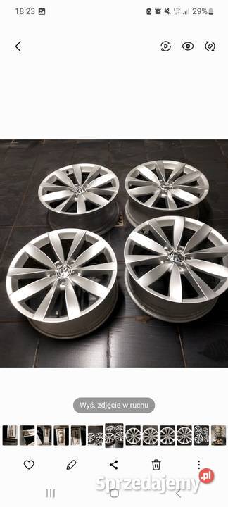 Felgi orginaly VW interlagos 19x8 et41 oc57 aluminiowe Wodzisław Śląski