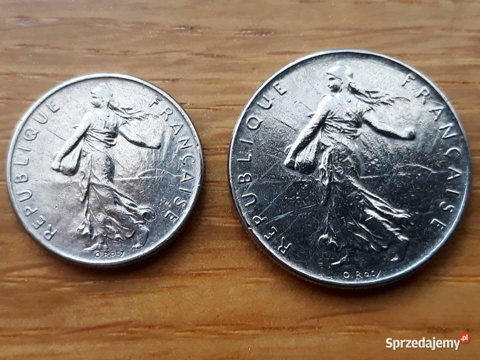 Moneta Franc 12 Frank 1977 wielkopolskie Bukownica sprzedam