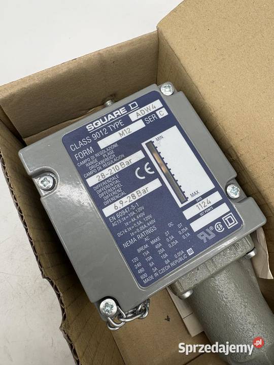 Square D 9012 AWD4 Pressure switch mazowieckie