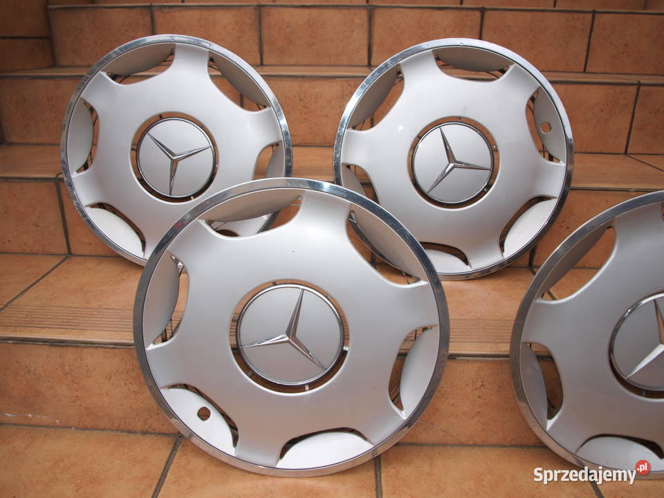 Mercedes kołpaki 15 oryginalne chrom komplet 4 Kalisz
