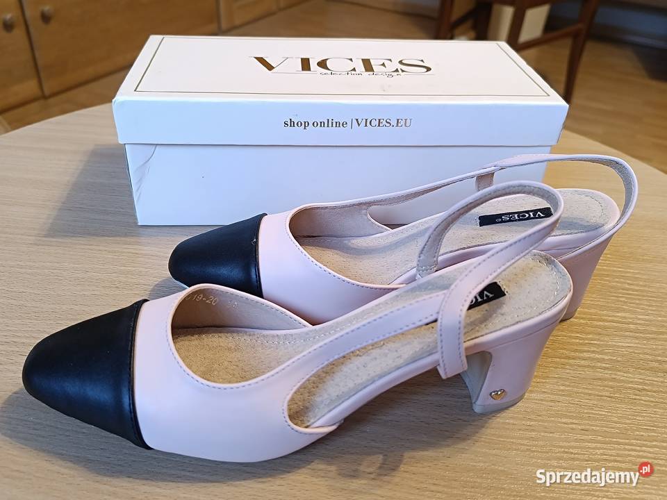 Nowe sandały na obcasie Vices 901920 Pink sprzedam
