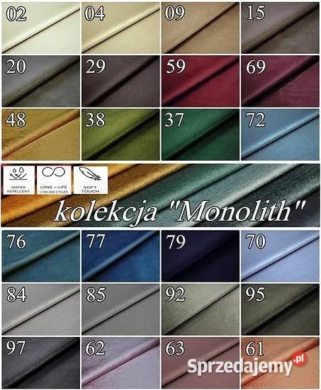 Welurowy uniwersalny narożnik Rodos z półką Ostrów Wielkopolski sprzedam