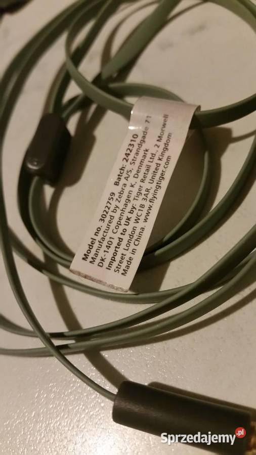 Sluchawki douszne FLYING TIGER na kablu Słuchawki i głośniki Puławy