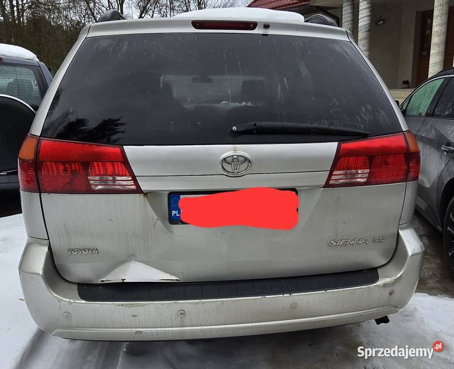 Toyota Sienna Raty Prywanie 8os Nowy Akumulator Wrocław