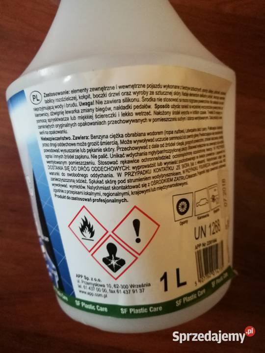 Profesjonalny preparat APP SF Plastic 1l Olsztyn