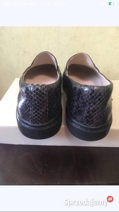 Mokasyny Clarks zielone skórzane 38 wielkopolskie Poznań sprzedam
