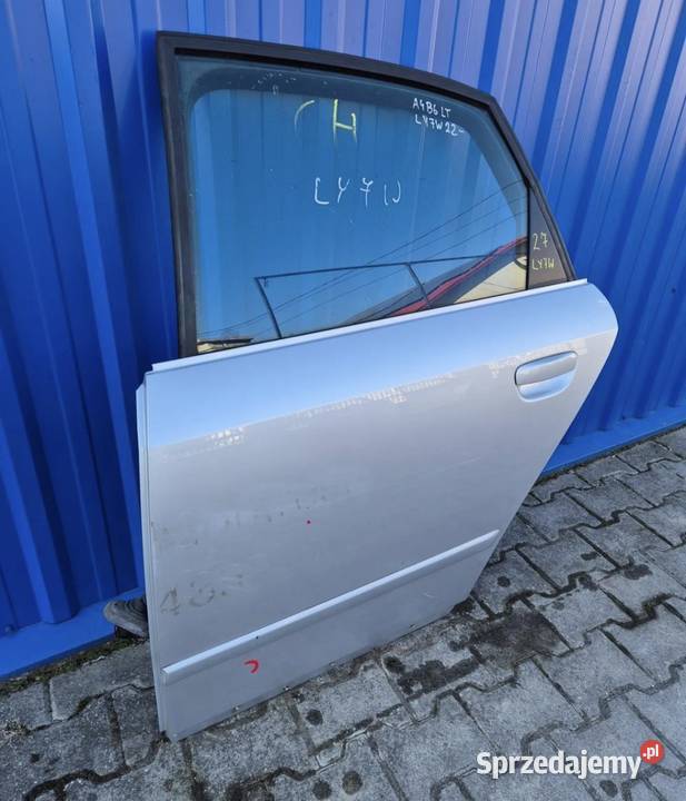 27 DRZWI TYŁ LEWY TYLNE LEWE AUDI A4 B6 SEDAN Działoszyce