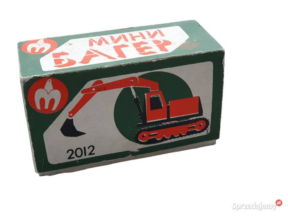 Stara zabawka koparka ładowarka MIR USSR unikat śląskie Cieszyn