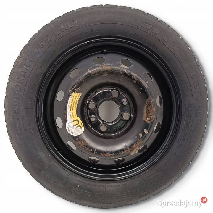 KOŁO DOJAZDOWE Fiat 500 13580 B14 R14 5x98 lubelskie