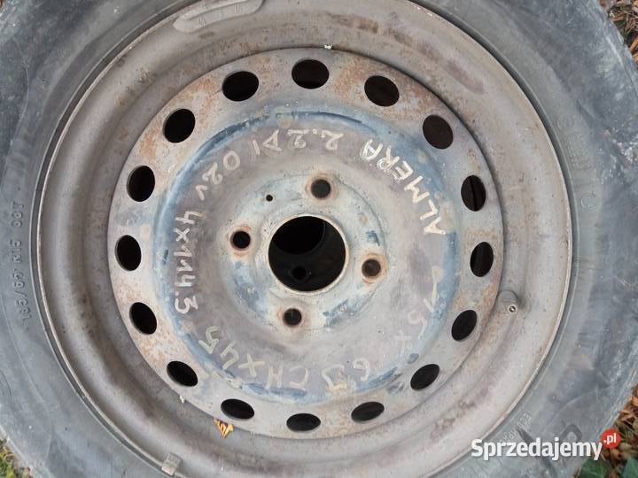 Koła felgi 15 5x114 Nissan opony letnie dolnośląskie Wrocław