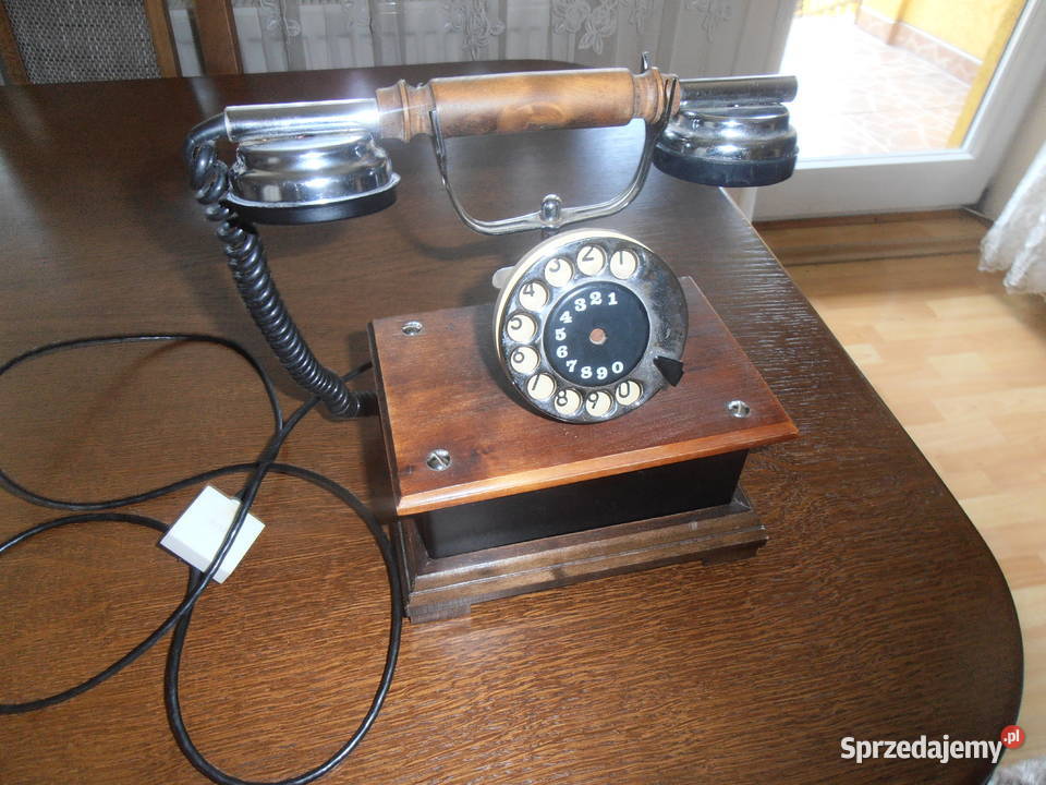 Stary telefon przewodowy Kielce