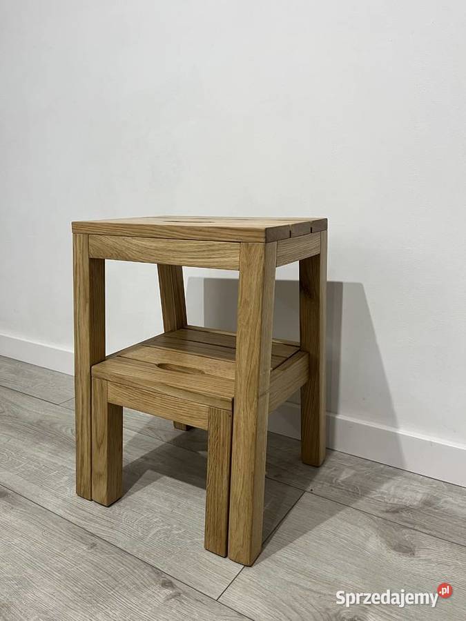 Taboret Dębowy 2w1 Stepoak małopolskie Sułkowice