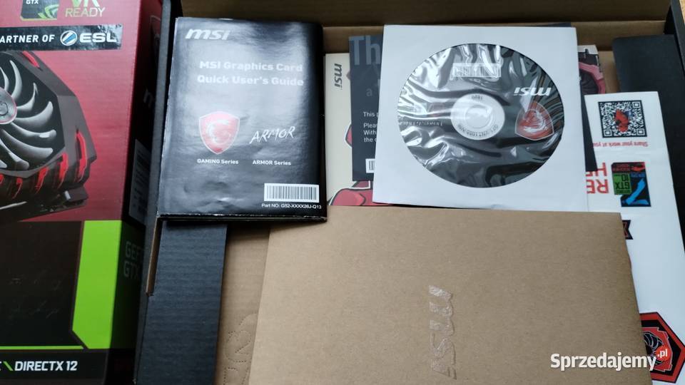 MSI GeForce GTX1060 GAMING X 6 GB Karty graficzne Rzeszów sprzedam