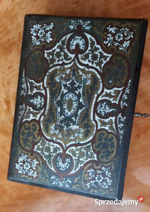 szkatułka kuferek zabytkowy na bizuterię wielkopolskie Poznań
