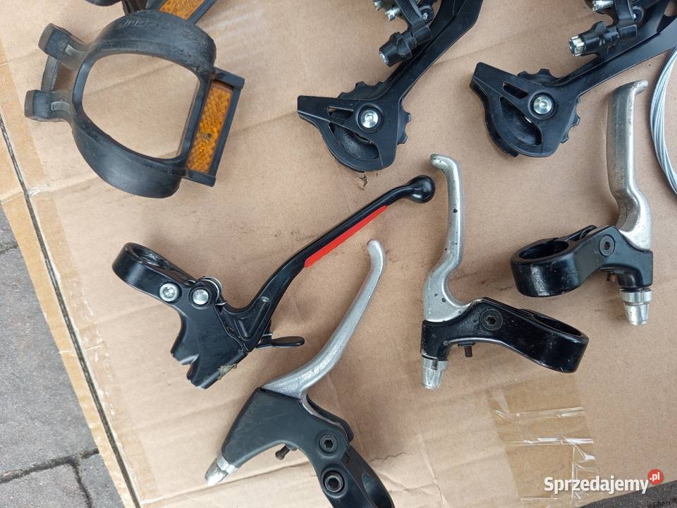 Części rowerowe przerzutki Shimano klamki Słubice