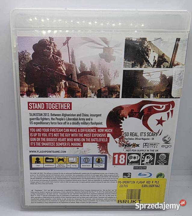 Gra Operation Flashpoint Red River 3 Sony Playstation 3 Gry na konsole