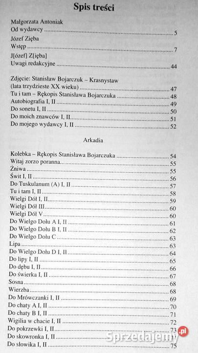 Linie liryki Wybór sonetów Stanisław Bojarczuk