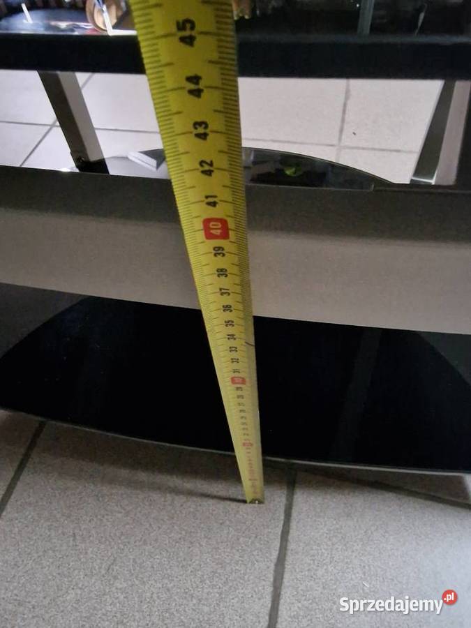 Stolik rtv szklany 41cm Grajewo