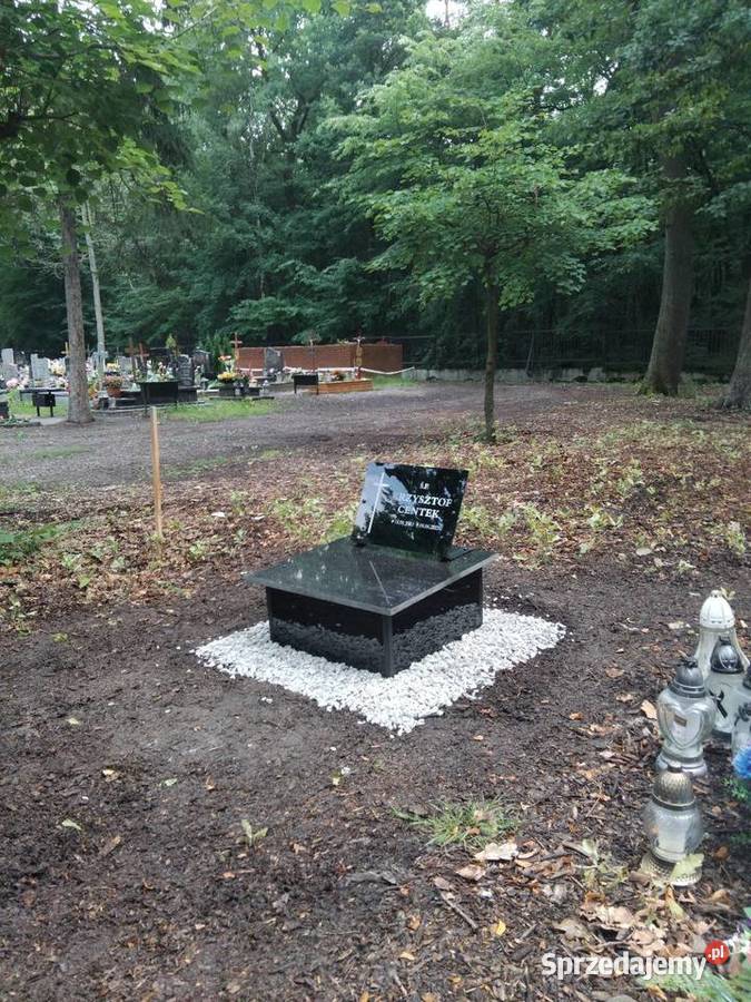 Nagrobek urnowy montaz Cała Polska zdjęcia śląskie Zabrze