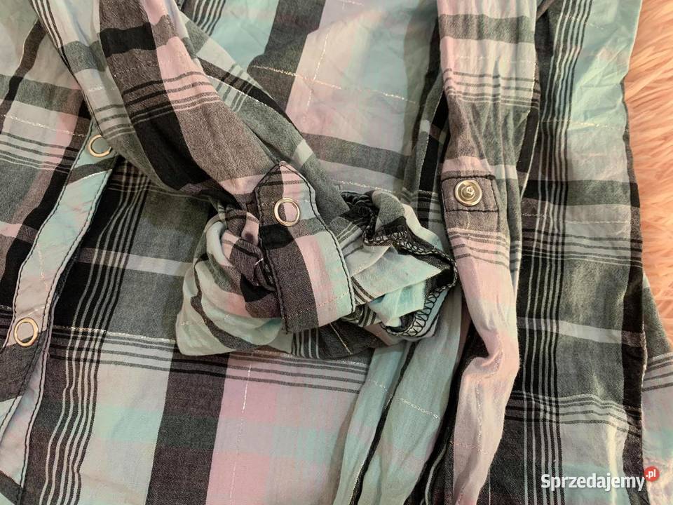 Koszula w kratę kratkę HM HIT H&M Bluzki i koszule Jasło