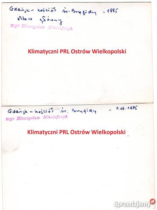 Gdańsk kościół św Brygidy zdjęcia 1985 śląskie Bielsko-Biała