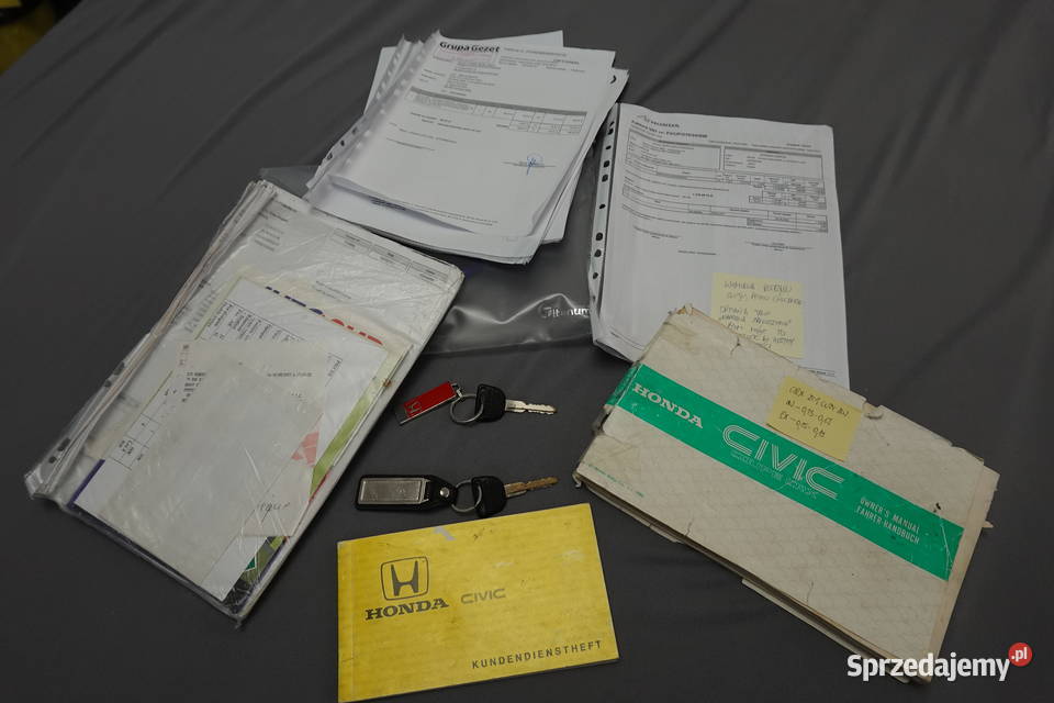 Honda Civic CRX Stan idealny Żółte tablice Zgierz