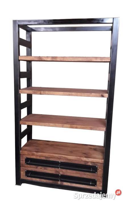 Meble industrialneRegał loftBiblioteka 4cm Rybnica