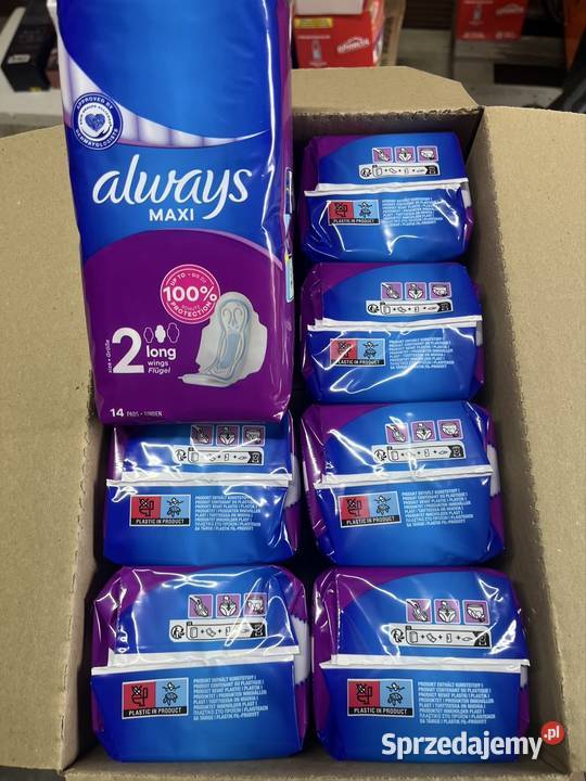Always podpaski maxi long 2 małopolskie sprzedam