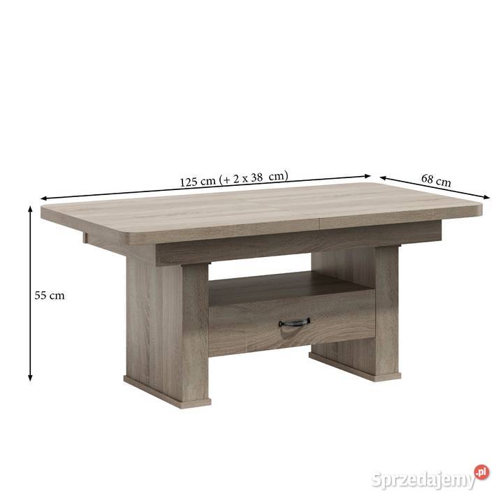 ŁAWA ŁAWOSTÓŁ ROZKŁADANY Z SZUFLADĄ ZAOWALONE Radomsko