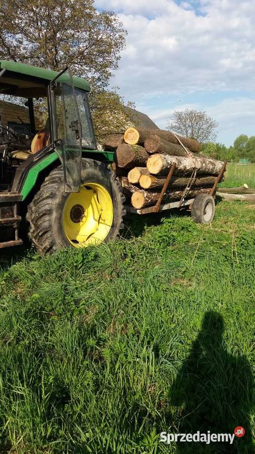 Przyczepa jednoosiowa dwukołówka na drewno do małopolskie Kalwaria Zebrzydowska