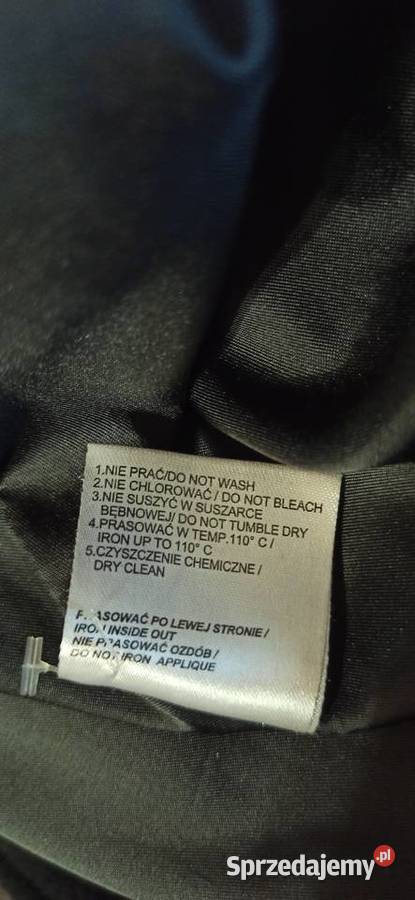 Czarny damski płaszcz TARANKO rozmiar 40 świętokrzyskie Brzechów