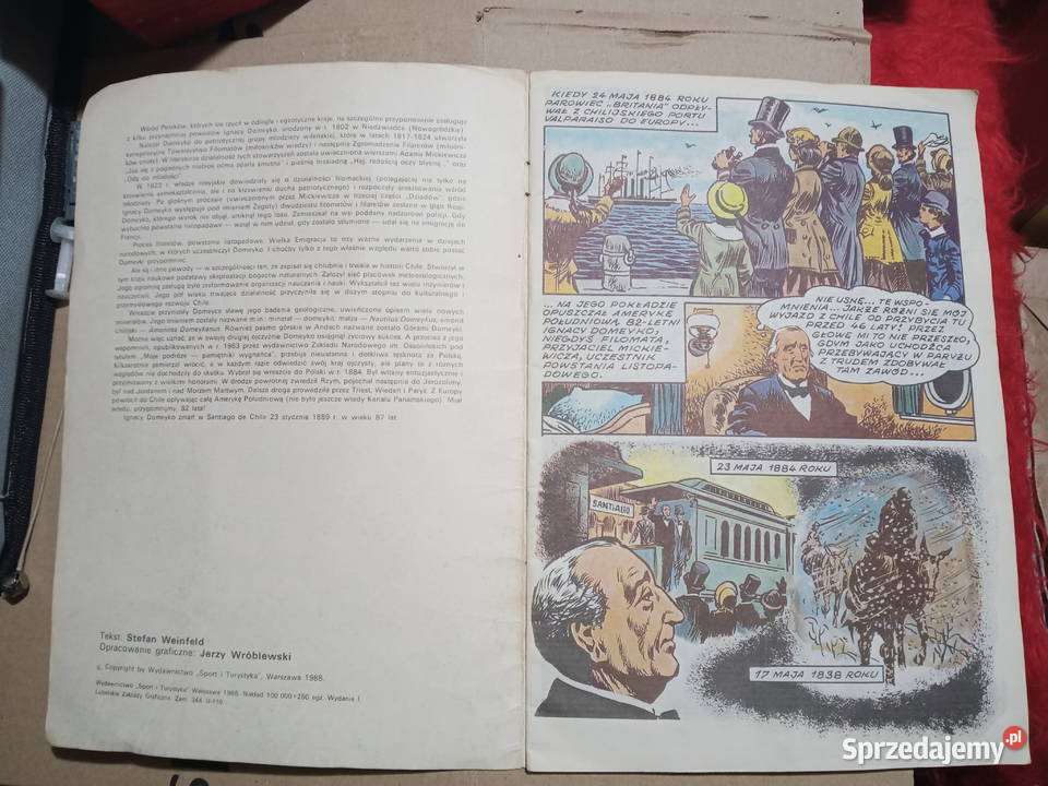 Komiks Gdzie Ziemia drży O Ignacym Domeyce 1988r Świdnik sprzedam