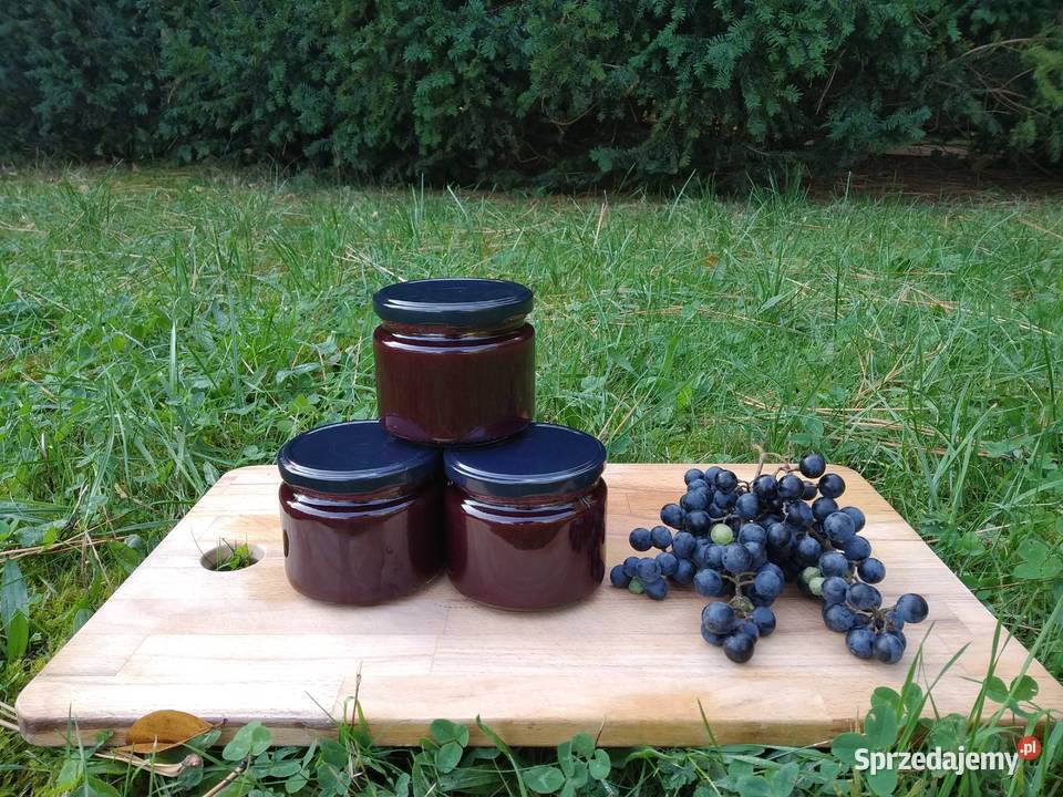 Domowy sok z ciemnych winogron bez cukru 330 ml dolnośląskie Wrocław