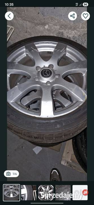 Alufelgi mazdy 21545r r17 Gabryelin