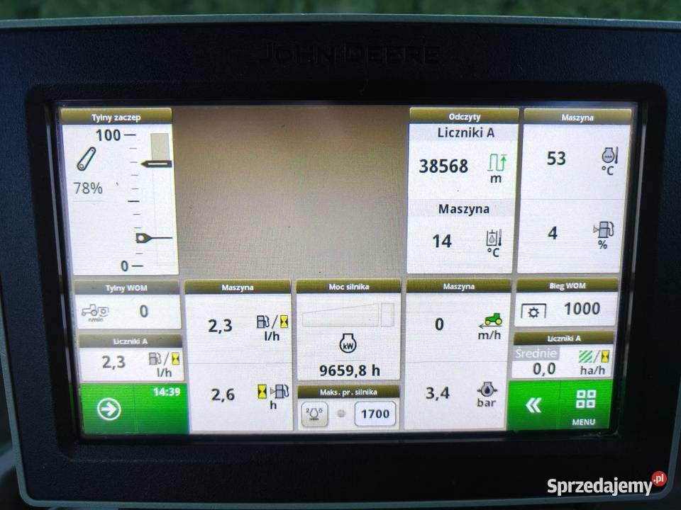 John Deere 6110R 2017r TUZ wom Tur Quicke Półbiegi pod obciążeniem Rolnictwo Chromna