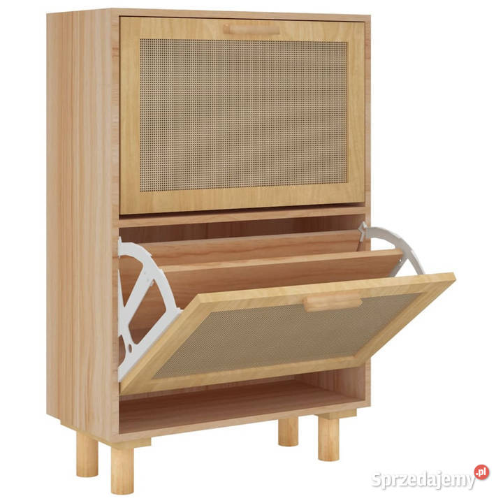 Szafka na buty brązowa 52x25x80 materiał Warszawa