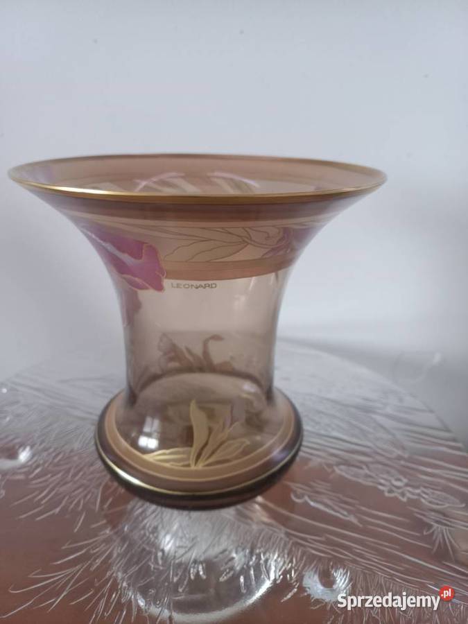Wazon Hutschenreuter Leonard szkło kujawsko-pomorskie Toruń
