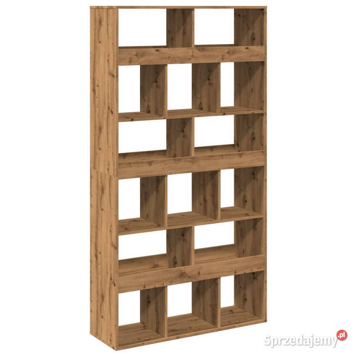 Regał dąb artisan 100x33x1875 materiał