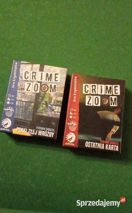 Crime zoom Ptaki złej wróżby Ostatnia karta gra Karciane Świdnik
