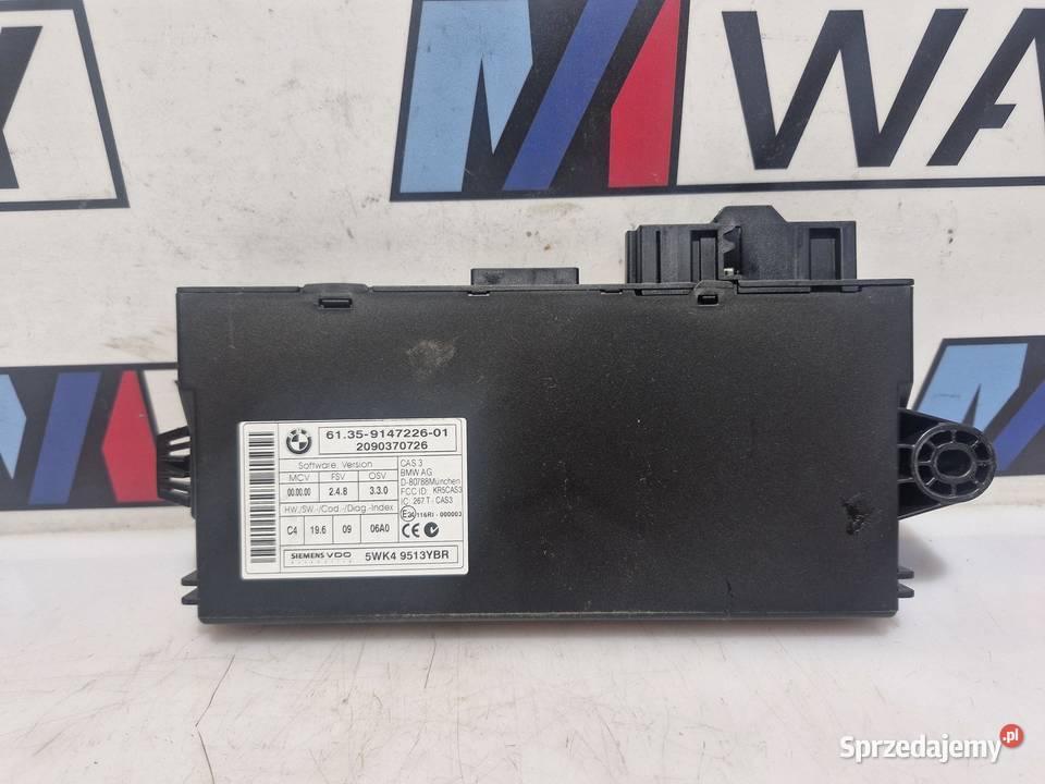 9147226 BMW E60 E61 E90 E93 MODUŁ STEROWNIK CA osobowe dolnośląskie