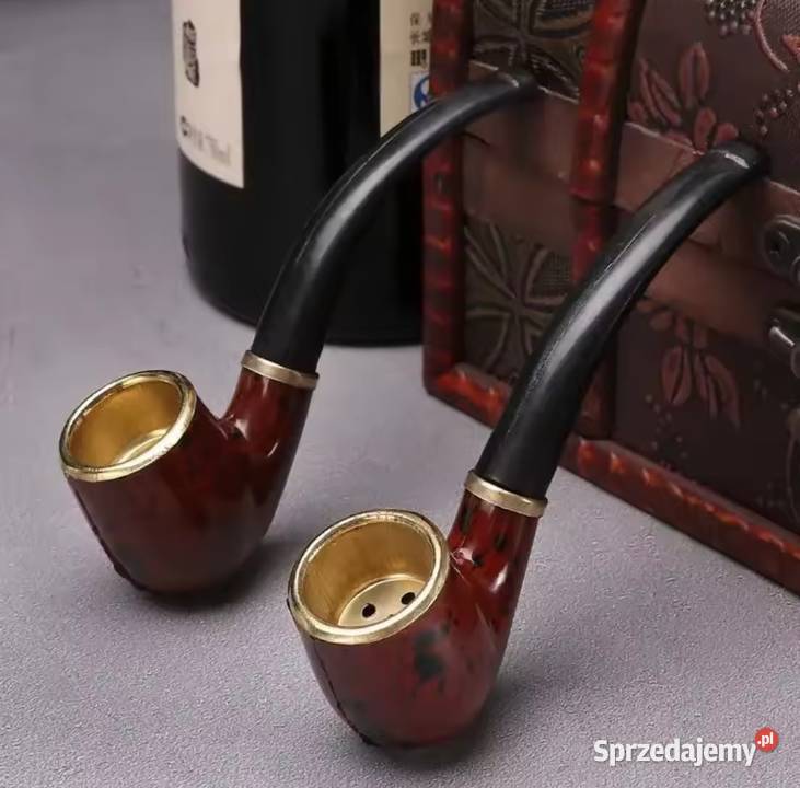 Nowa Fajka klasyczna brązowa z sitkiem Głogów