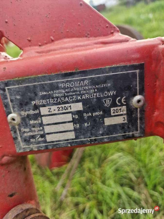 Przetrząsacz karuzelowy pająk PROMAR Z2301 nieuszkodzony