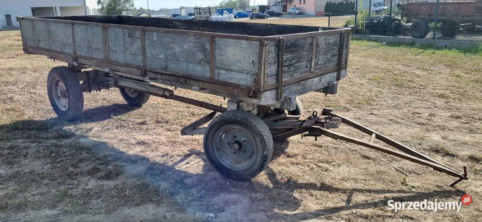 Przyczepka dwuosiowa wóz nieuszkodzony Proszowice