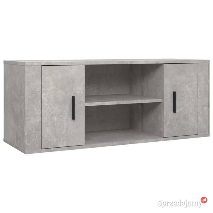 Szafka pod TV szarość betonu 100x35x40 WM823095 Warszawa
