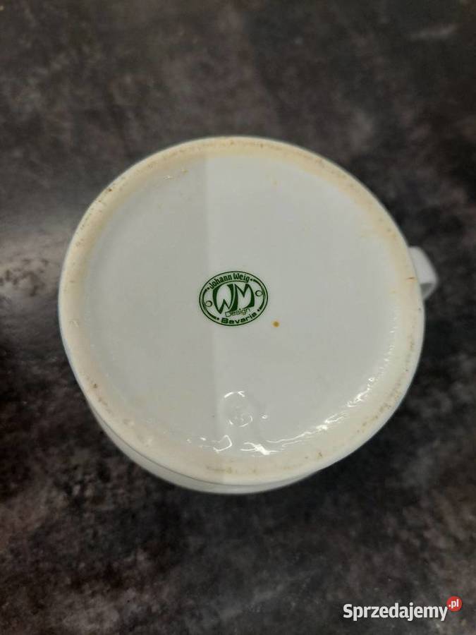Kubek porcelanowy Niezapominajki Mirosławiec