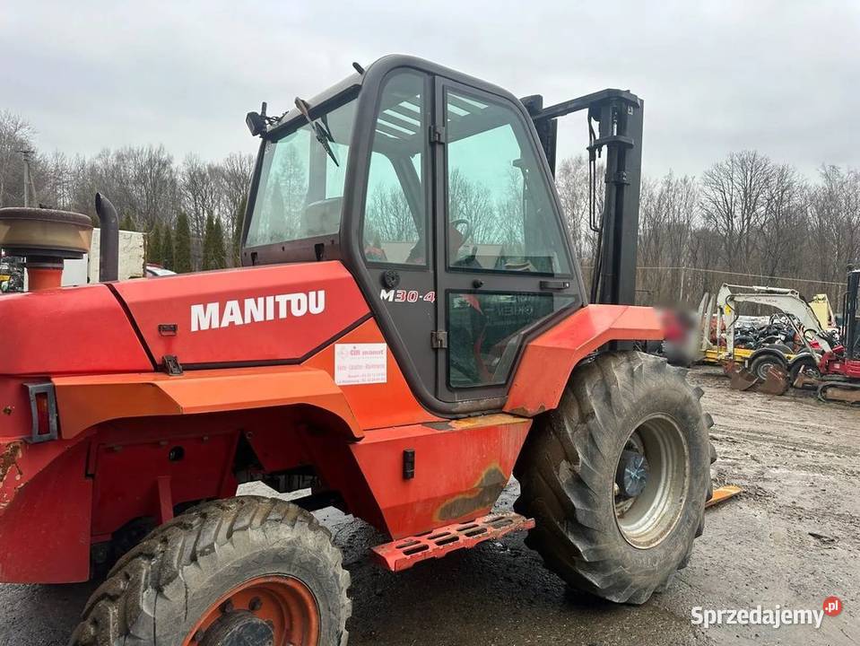 Wózek Widłowy Widlak MANITOU M 304 4x4 Przesuw małopolskie Tymowa